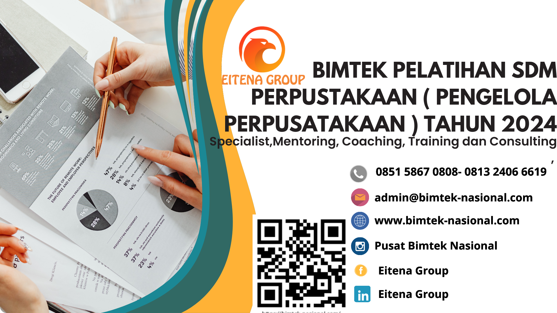 Bimtek Pelatihan SDM Perpustakaan untuk Pengelola Perpusatakaan Tahun 2024