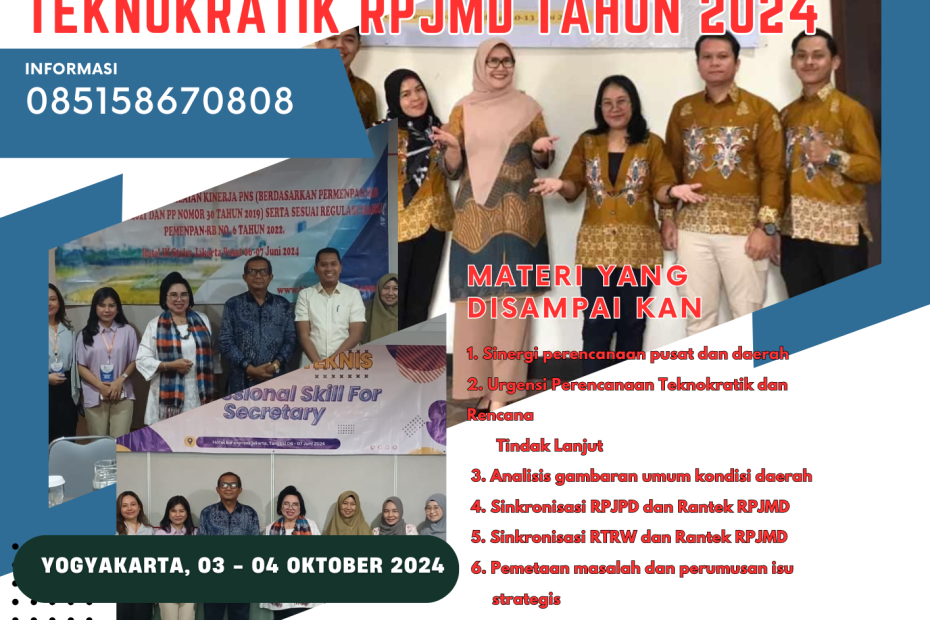 Bimtek Penyusunan Rancangan Teknokratik RPJMD Tahun 2024