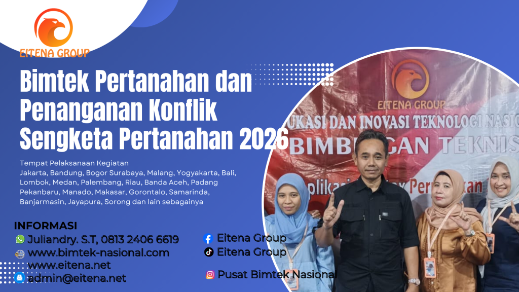 Bimtek Pertanahan dan Penanganan Konflik Sengketa Pertanahan 2026