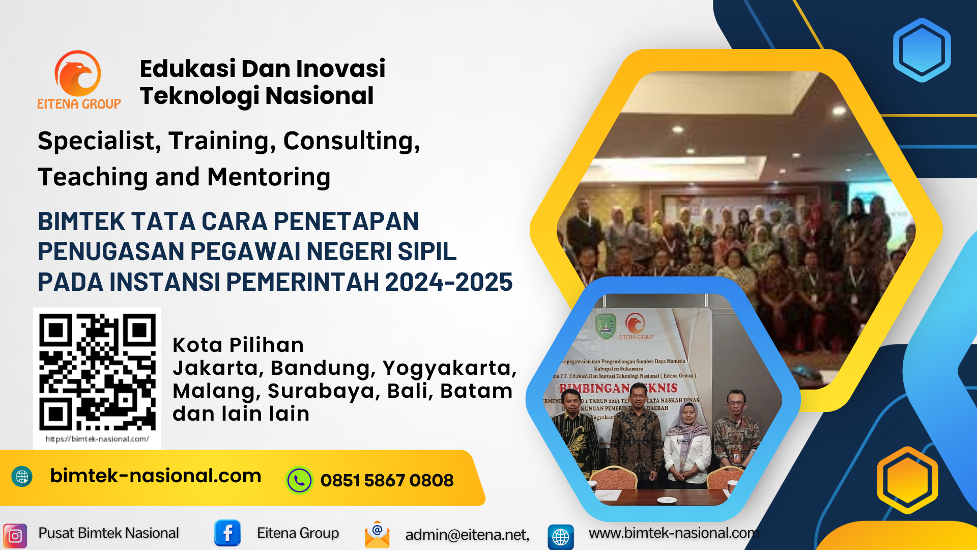 INFO BIMTEK TATA CARA PENETAPAN PENUGASAN PEGAWAI NEGERI SIPIL PADA INSTANSI PEMERINTAH 2024 2025