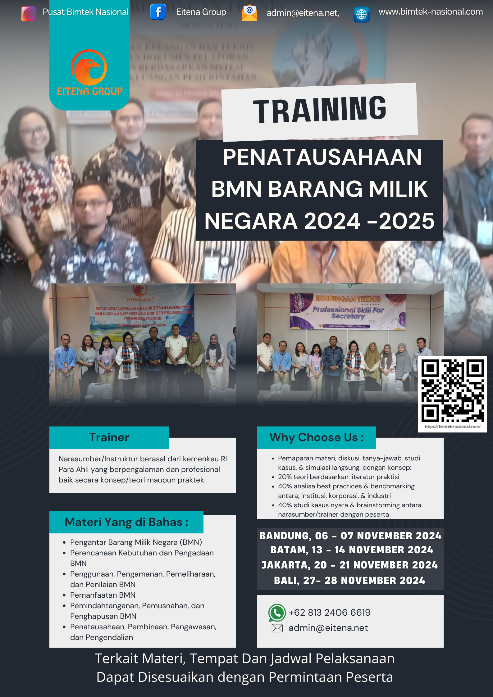 TRAINING PENATAUSAHAAN BMN BARANG MILIK NEGARA 2024 -2025