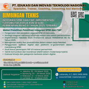 Pelatihan Integrasi SPBE dan FWF: Implementasi Fleksibilitas Kerja ASN Sesuai PERMENPAN RB No 4 Tahun 2025 Terbaru