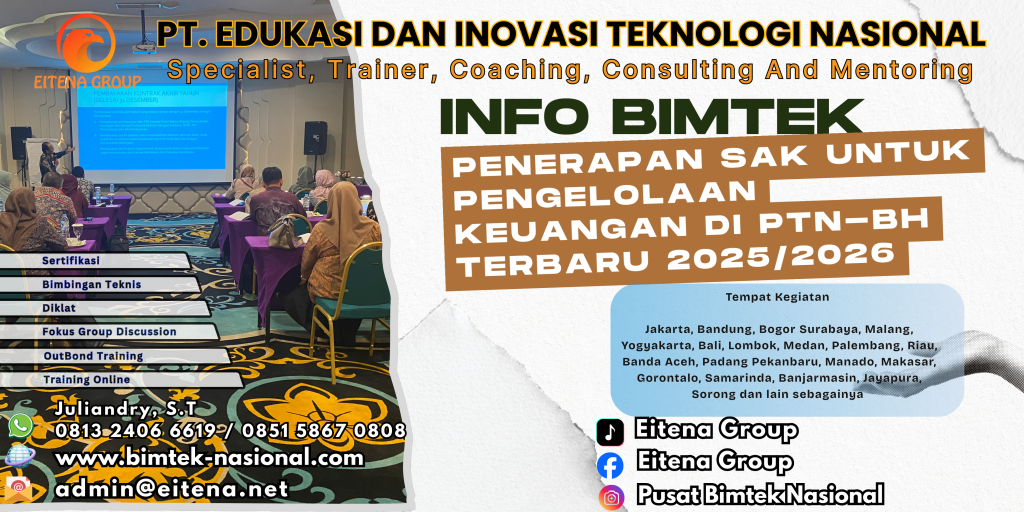 Bimtek Penerapan SAK untuk Pengelolaan Keuangan di PTN-BH Terbaru 2025/2026