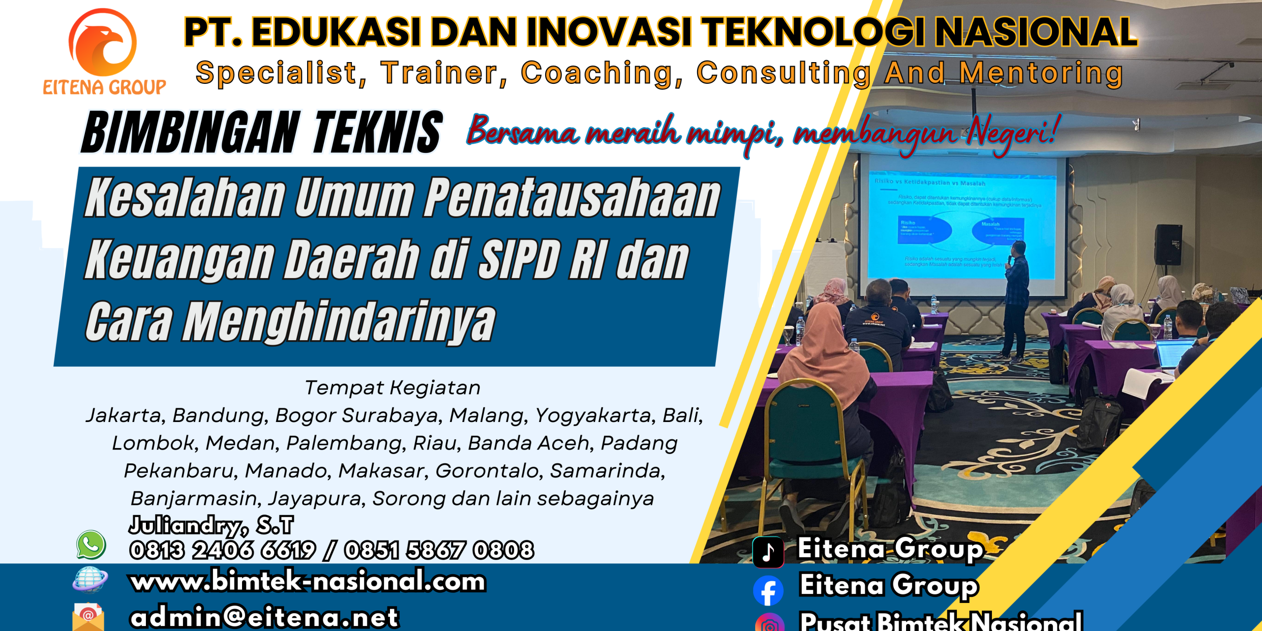 Bimtek Kesalahan Umum Penatausahaan Keuangan Daerah di SIPD RI dan Cara Menghindarinya