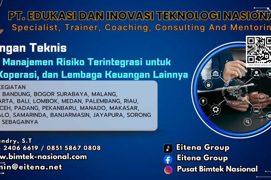 Bimtek Manajemen Risiko Terintegrasi untuk Bank, Koperasi, dan Lembaga Keuangan Lainnya