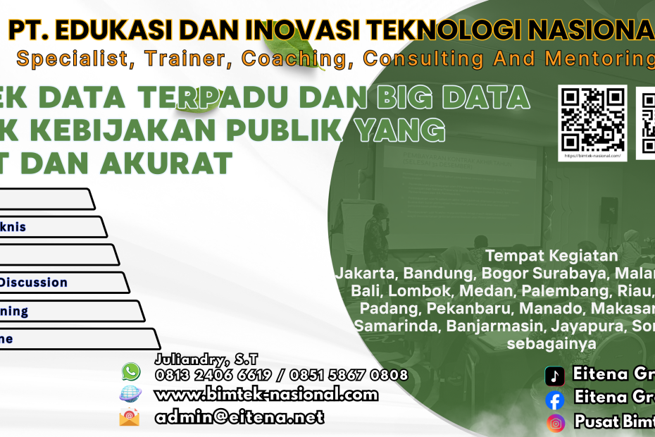 Bimtek Data Terpadu dan Big Data untuk Kebijakan Publik yang Tepat dan Akurat