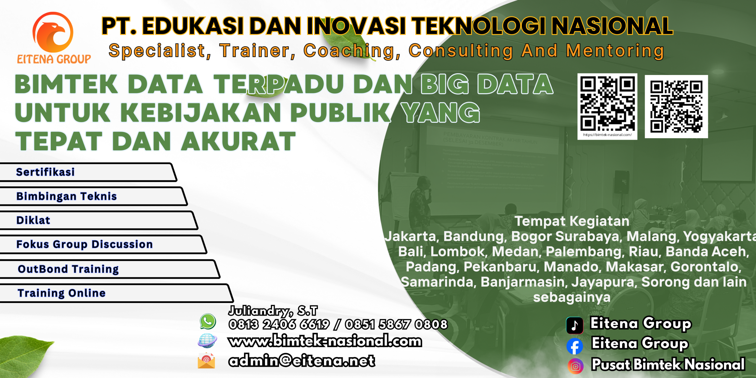 Bimtek Data Terpadu dan Big Data untuk Kebijakan Publik yang Tepat dan Akurat