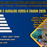 Jadwal Bimtek E-Katalog Versi 6 Tahun 2026
