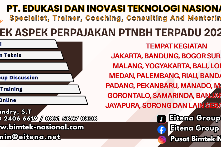 Bimtek Aspek Perpajakan PTNBH Terpadu 2026