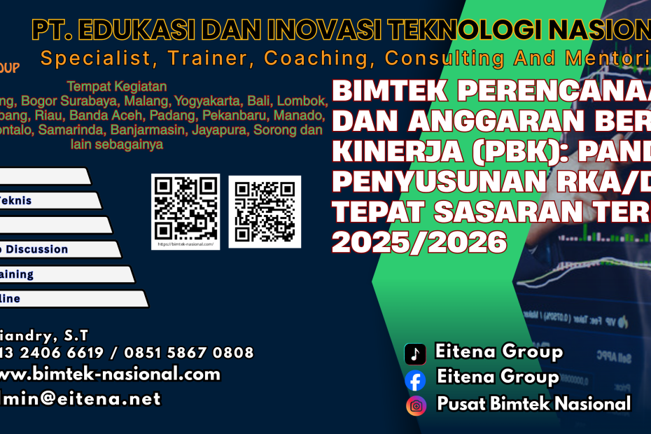 Bimtek Perencanaan dan Anggaran Berbasis Kinerja (PBK): Panduan Penyusunan RKA/DIPA Tepat Sasaran Terbaru 2025/2026