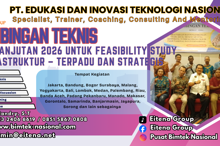 Bimtek GIS Lanjutan 2026 untuk Feasibility Study Infrastruktur – Terpadu dan Strategis