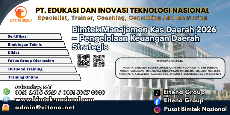 Bimtek Manajemen Kas Daerah 2026 – Pengelolaan Keuangan Daerah Strategis