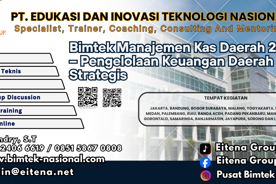 Bimtek Manajemen Kas Daerah 2026 – Pengelolaan Keuangan Daerah Strategis