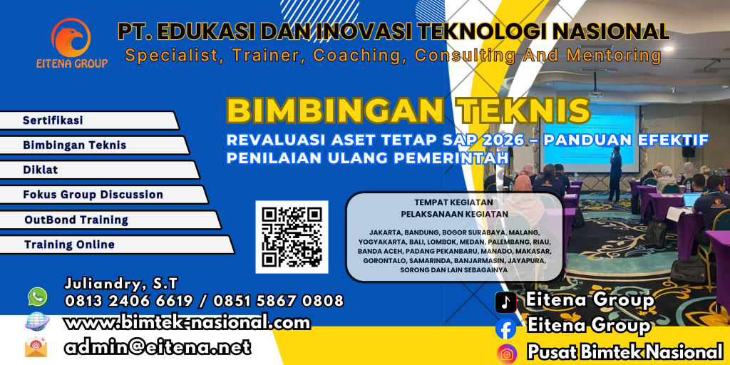 Bimtek Revaluasi Aset Tetap SAP 2026 – Panduan Efektif Penilaian Ulang Pemerintah