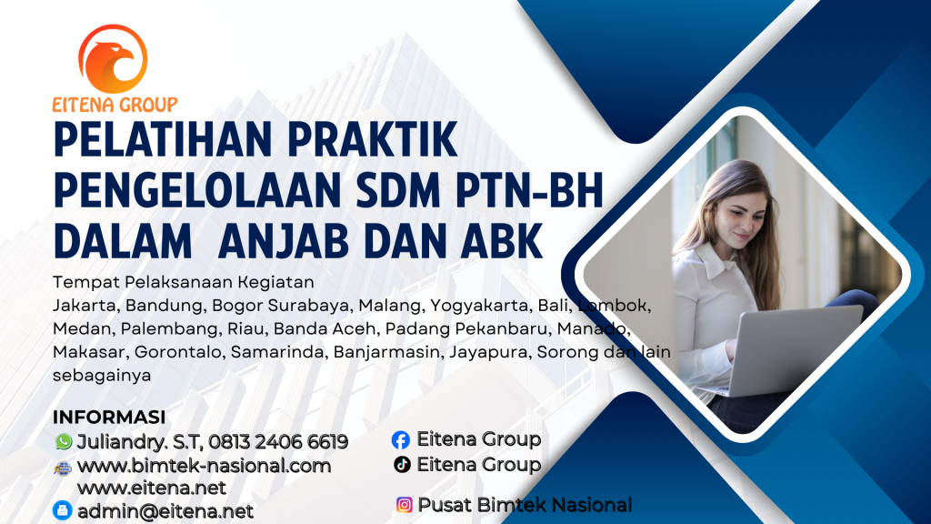  Pelatihan Praktik Pengelolaan SDM PTN-BH dalam ANJAB dan ABK