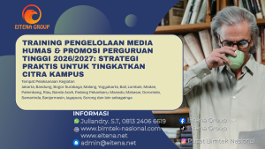 Training Pengelolaan Media Humas & Promosi Perguruan Tinggi 2026/2027: Strategi Praktis untuk Tingkatkan Citra Kampus