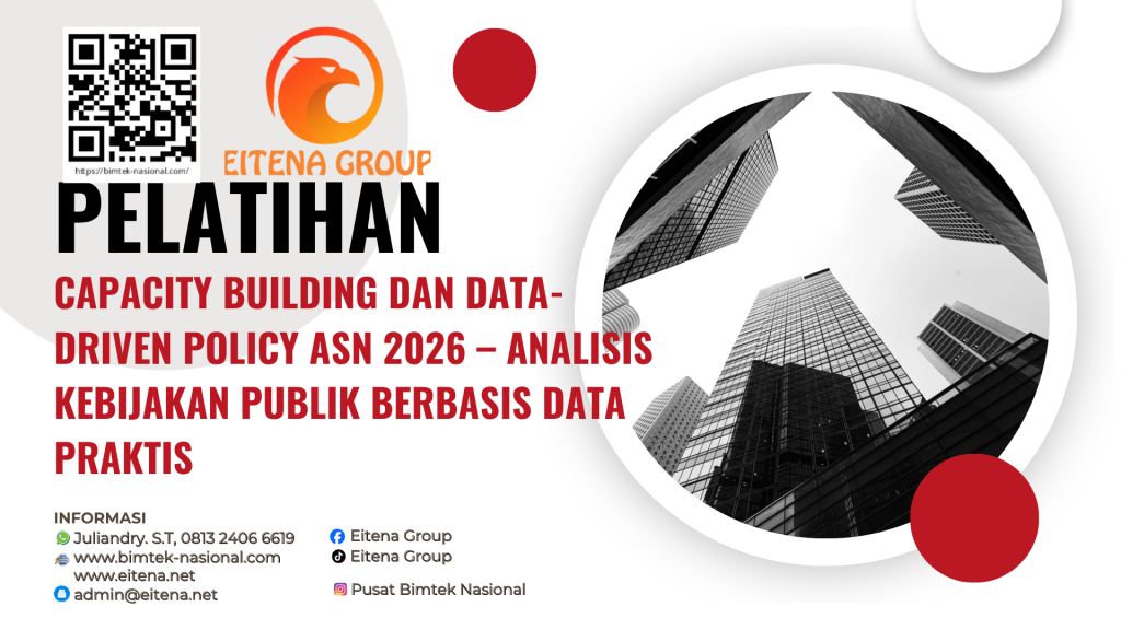 Bimtek Capacity Building dan Data-Driven Policy ASN 2026 – Analisis Kebijakan Publik Berbasis Data Praktis