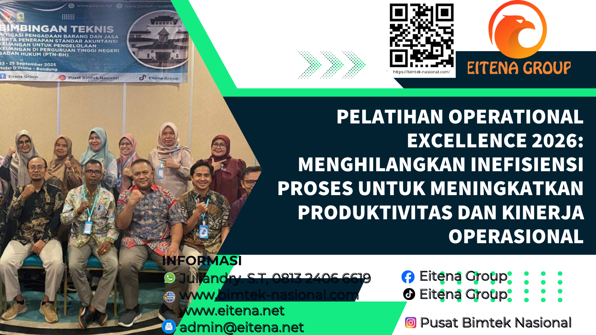 Pelatihan Operational Excellence 2026: Menghilangkan Inefisiensi Proses untuk Meningkatkan Produktivitas dan Kinerja Operasional