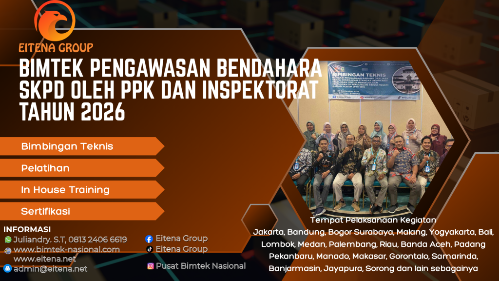 Bimtek Pengawasan Bendahara SKPD oleh PPK dan Inspektorat Tahun 2026