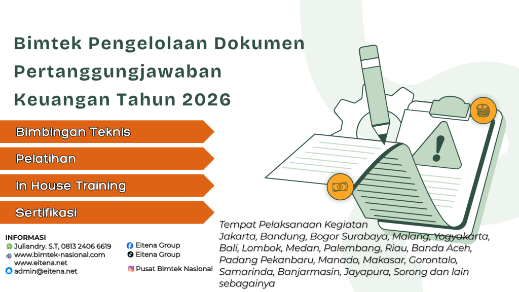 Bimtek Pengelolaan Dokumen Pertanggungjawaban Keuangan Tahun 2026